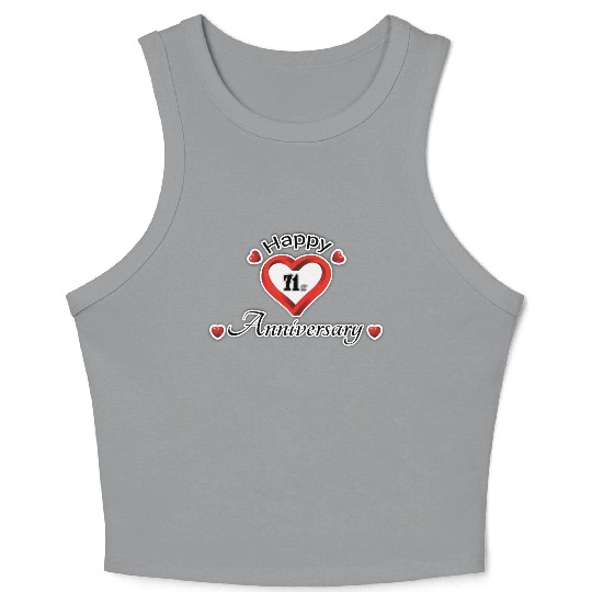 anniversary 71st Crop Tank Top