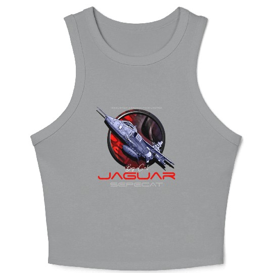 Sepecat Jaguar English French fighterjet Crop Tank Top
