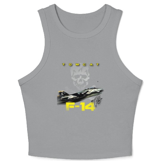 F-14 Tomcat Fighterjet Crop Tank Top