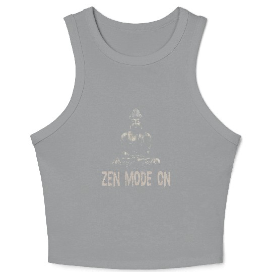 Meditative Buddha: Your Path to Inner Peace Crop Tank Top