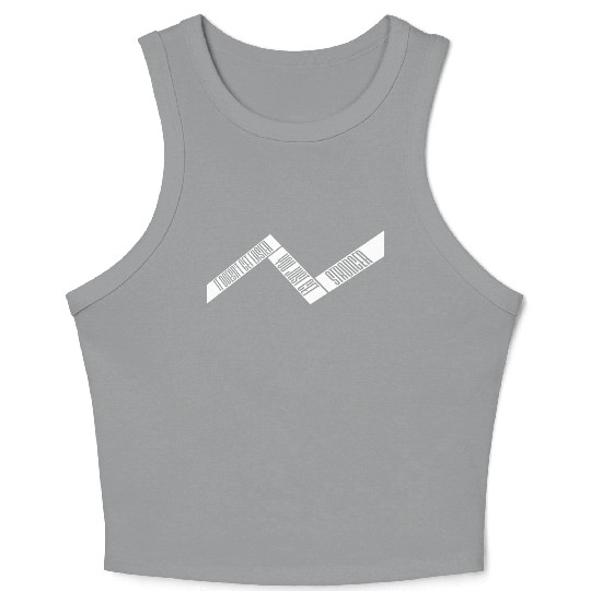 It Doesn't Get Easier You Just Get Stronger Gym Crop Tank Top