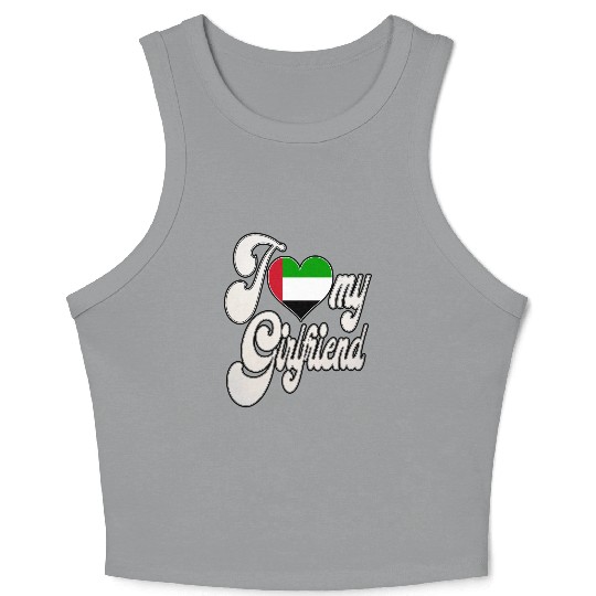 UAEI Love My EmiratI Girlfriend Crop Tank Top