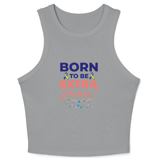 Down Syndrome Awareness Extra Fabulous Crop Tank Top