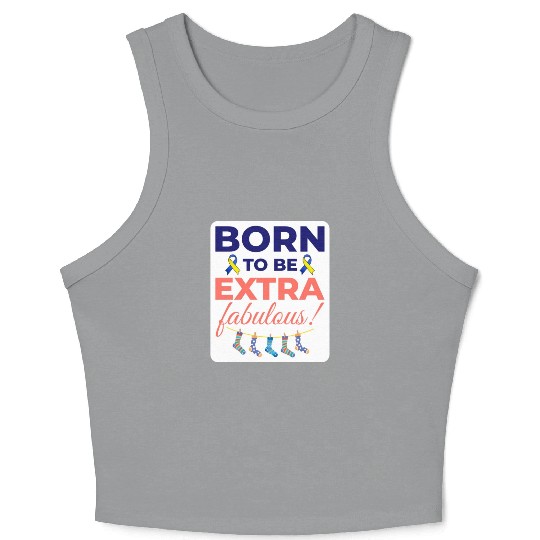 Down Syndrome Awareness Extra Fabulous Crop Tank Top
