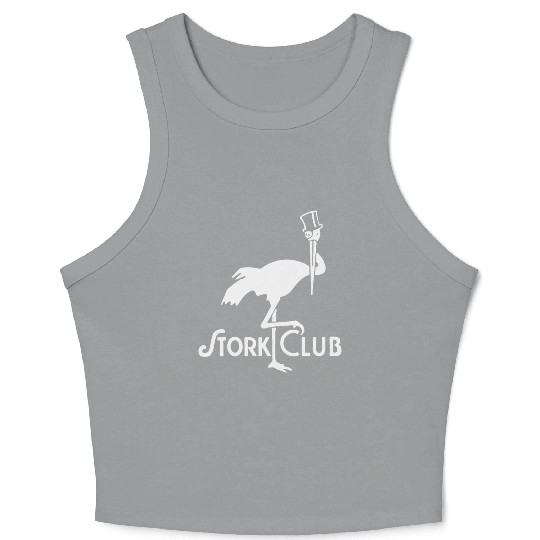 Stork Club Vintage Design Hollywood Club Crop Tank Top