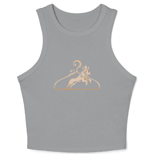 Lion Fashion Crop Tank Top