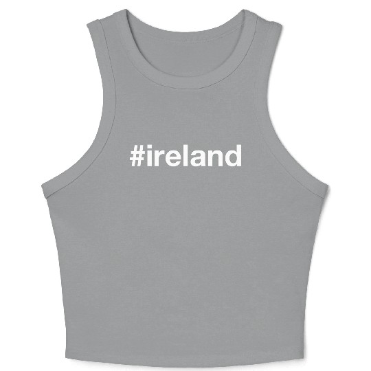 IRELAND Hashtag Crop Tank Top