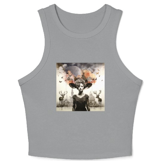 Lets go Bambi Crop Tank Top