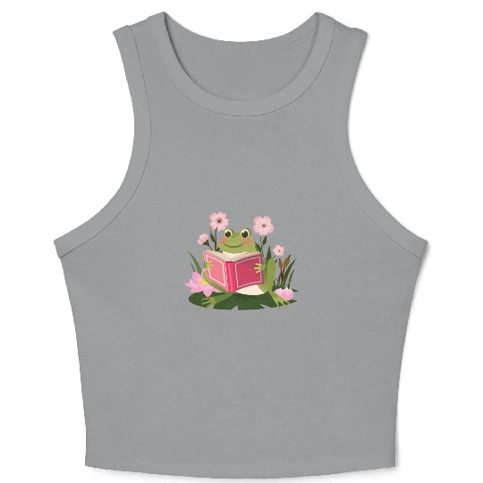 Frog Cottagecore Naturecore Children Crop Tank Top