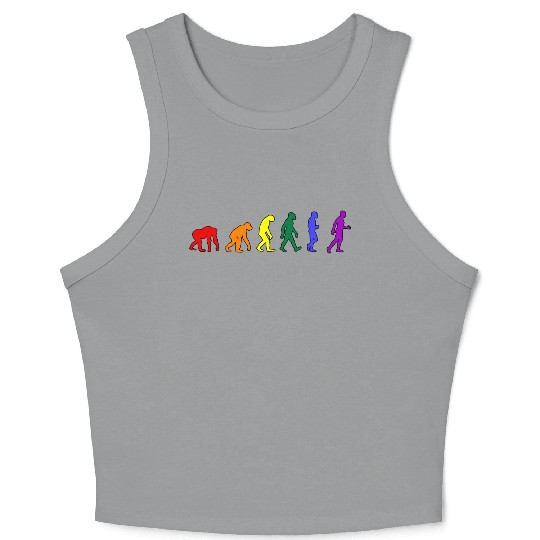 Rainbow Evolution Crop Tank Top