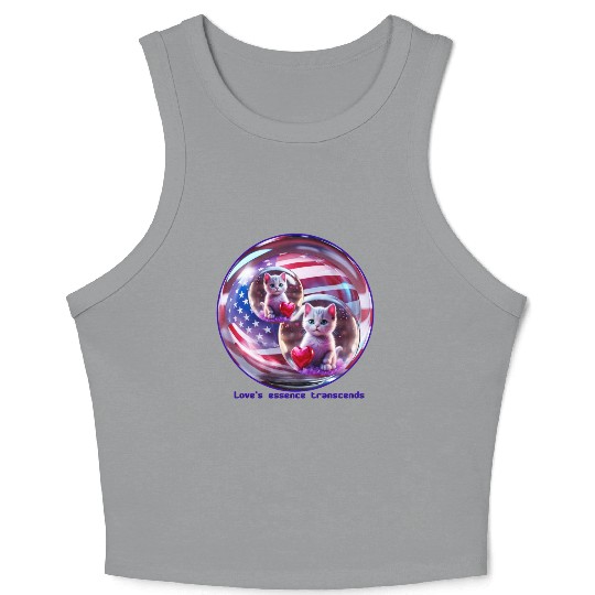Valentine's Day Crop Tank Top