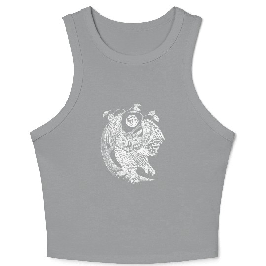 Owl Positive Crop Tank Top