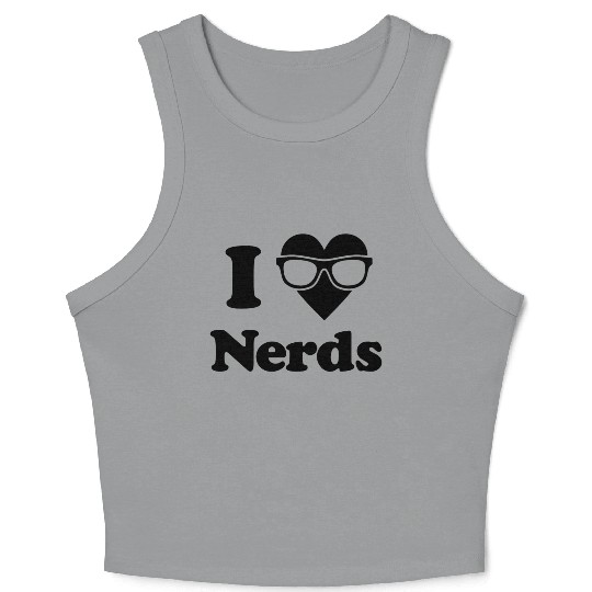 I Love Nerds Crop Tank Top