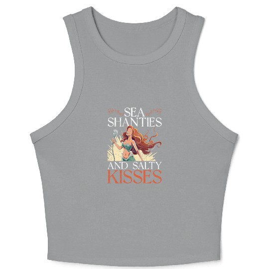 Sea Shanty Sea Shanties & Salty Kisses Crop Tank Top