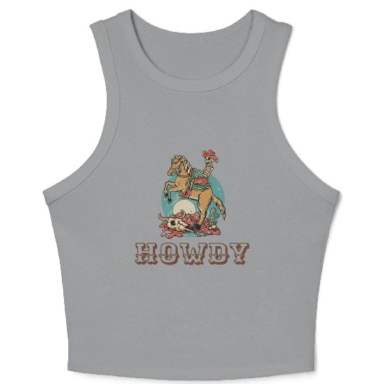 Howdy Crop Tank Top