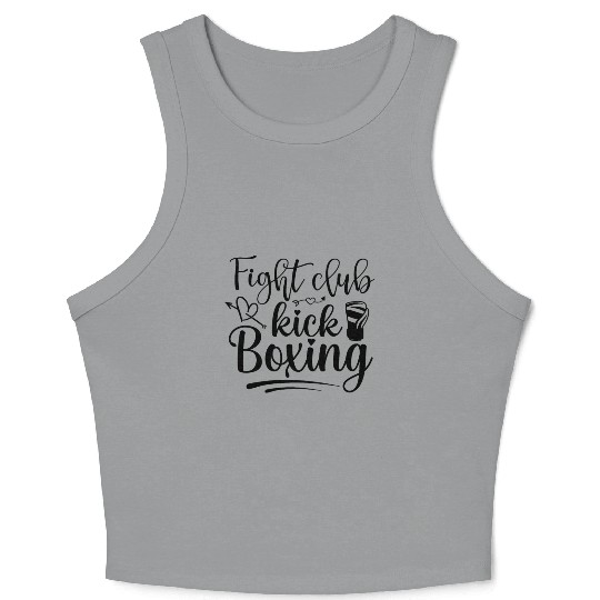 Fight club kickboxing, Boxing, Fighter, MMA, Boxer Crop Tank Top