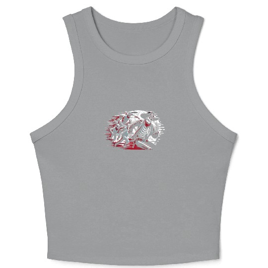 Cowboy Barn Bull Rider Rodeo Country Western Gift Crop Tank Top