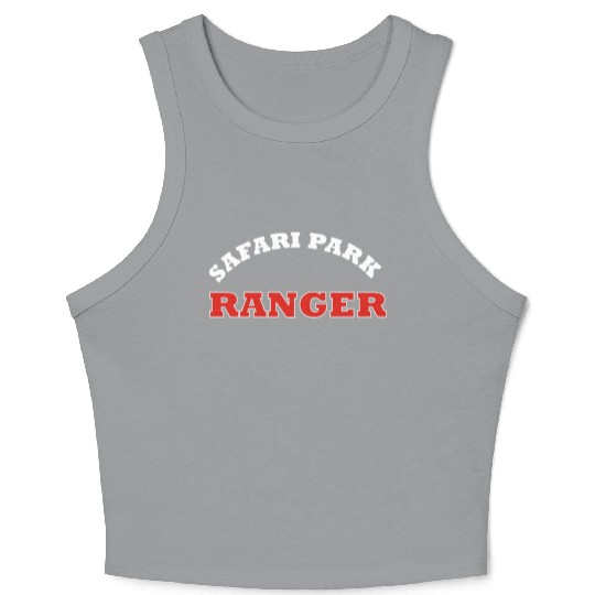 Safari Park Ranger Africa Wilderness Uniform Gift Crop Tank Top