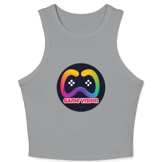 Game Vision Official YouTube Channel Logo Crop Tank Top