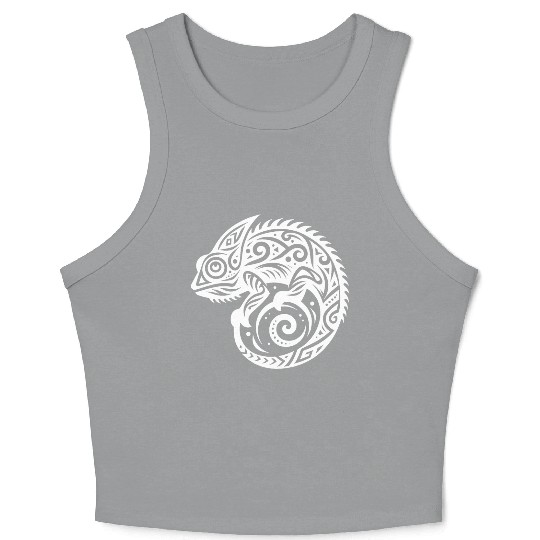 Chameleon T Tattoo Disguise Crop Tank Top