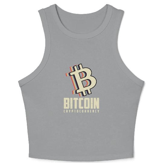 Bitcoin Cryptocurrency Crop Tank Top
