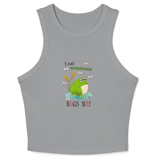 Cranky Toad Crop Tank Top