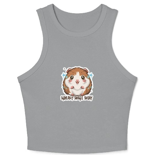 Hamster Lover: Squeaky Snuggle Buddy Crop Tank Top