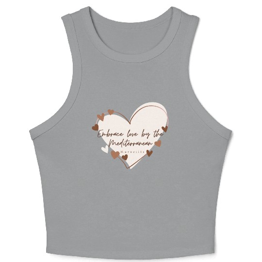 Embrace love by the Mediterranean Crop Tank Top