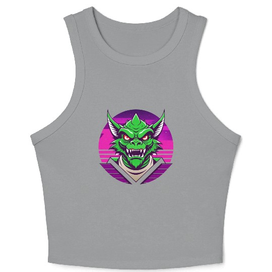 Whimsical Beast Crop Tank Top