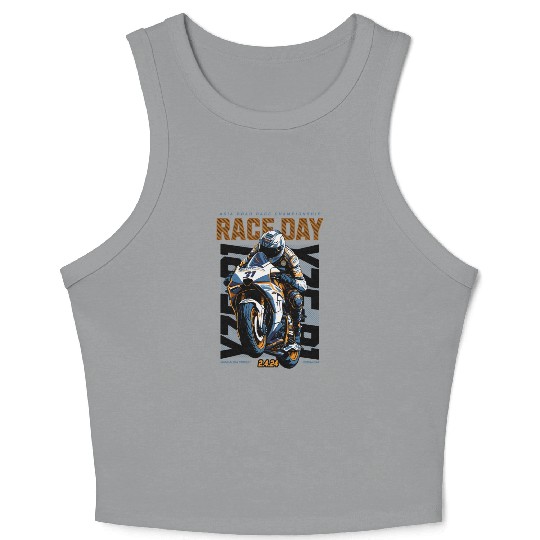 Race Day Crop Tank Top