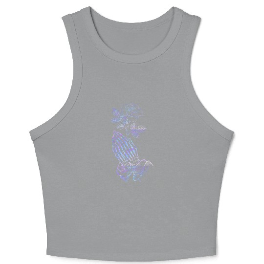 Blossoms of the Beyond Skeletal Embrace Crop Tank Top