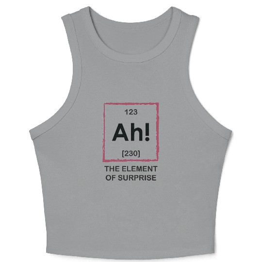 Ah The Element Of Surprise Crop Tank Top
