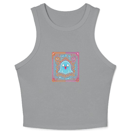 THIS IS BOO SHEET! Version 2, neon colors Crop Tank Top