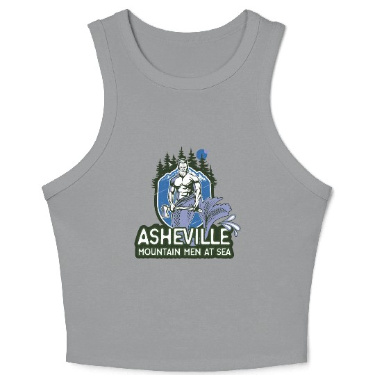 Asheville mountain men at sea Crop Tank Top