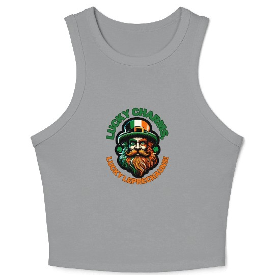 Lucky charms, lucky leprechauns Crop Tank Top