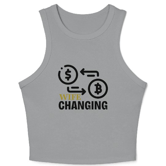 Bitcoin - Wife Changing Crop Tank Top