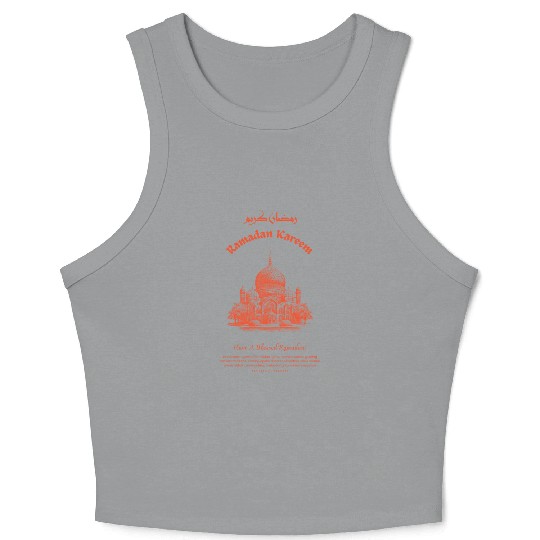 Ramadan Kareem Crop Tank Top
