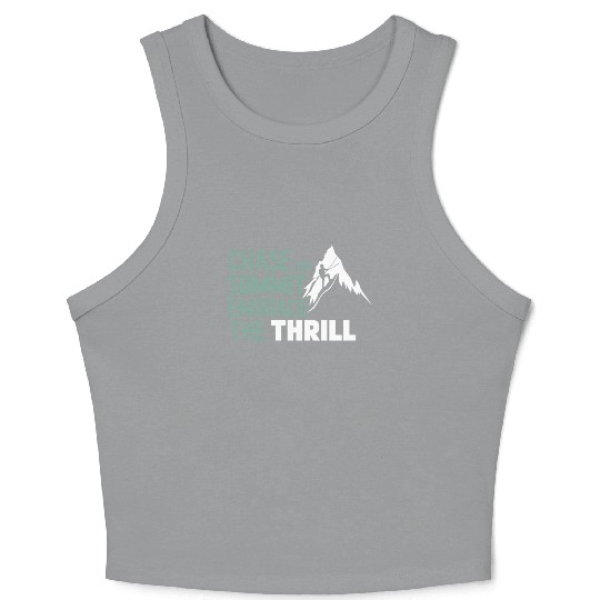Rock Climbing outdoor adventure Bouldering Crop Tank Top