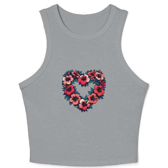 Hibiscus Crop Tank Top