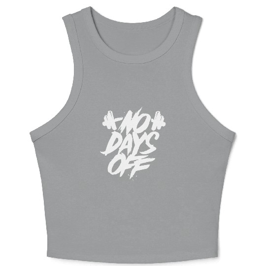 No Days Off Crop Tank Top