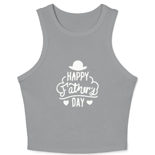 Happy Father's Day Crop Tank Top