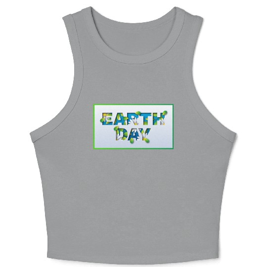 Earth day Crop Tank Top