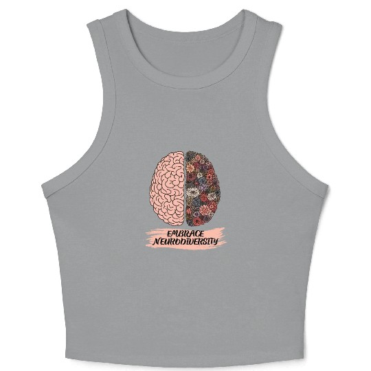 Embrace Neurodiversity Autism Awareness Crop Tank Top