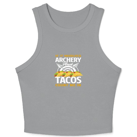 Archery Tacos Crop Tank Top