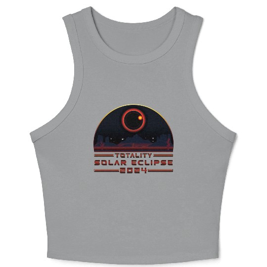 Totality Solar Eclipse 2024 - Science Crop Tank Top