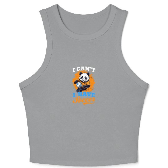 Soccer Coach I Can't I Have Soccer Crop Tank Top