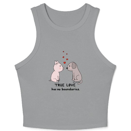 True Love has No Boundaries Crop Tank Top