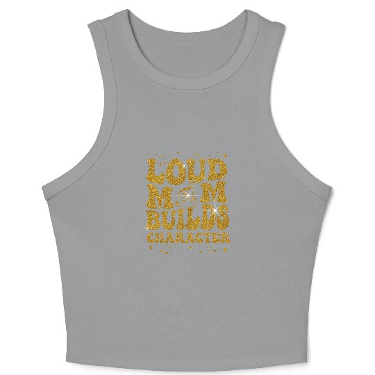 Marching Band Mom Builds Character Crop Tank Top