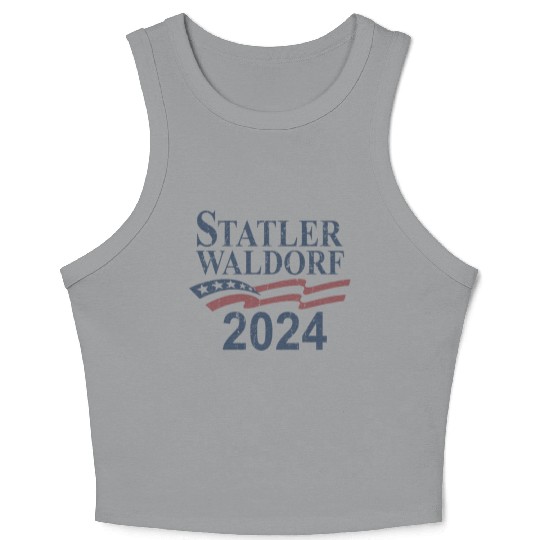 Statler and Waldorf Crop Tank Top