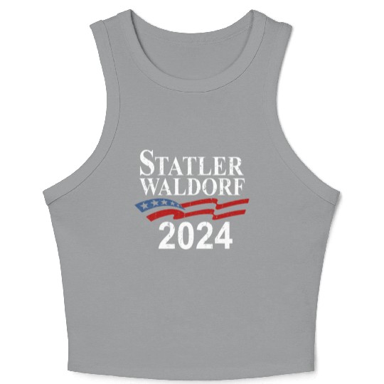 Statler and Waldorf Crop Tank Top